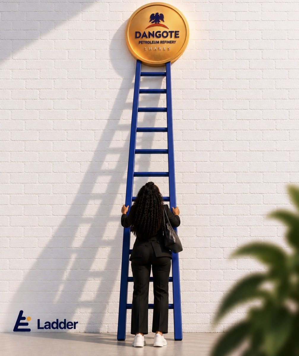 ladder_hq's tweet photo. POV: you finally found the Ladder to Dangote shares

You will never climb alone!
Get Lady your AI financial assistant when you sign up at https://t.co/arwxBtpJXl💙 

Understand it, decide for yourself. https://t.co/WEg307pA3z