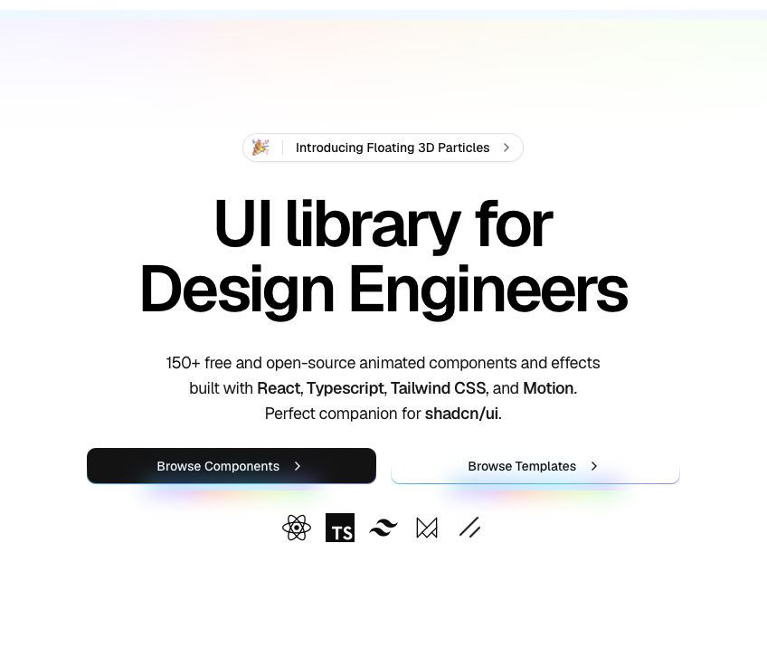voidyaps's tweet photo. more goated ui design / micro interaction resources:

- Bencho ( https://t.co/ogzDoEbi7q )
- Magic UI ( https://t.co/Eg2hHHetGh )
- React Bits ( https://t.co/rvNv3heex9 )
- Aceternity UI ( https://t.co/ykrZgrcbqX ) https://t.co/ONJizz8Q22