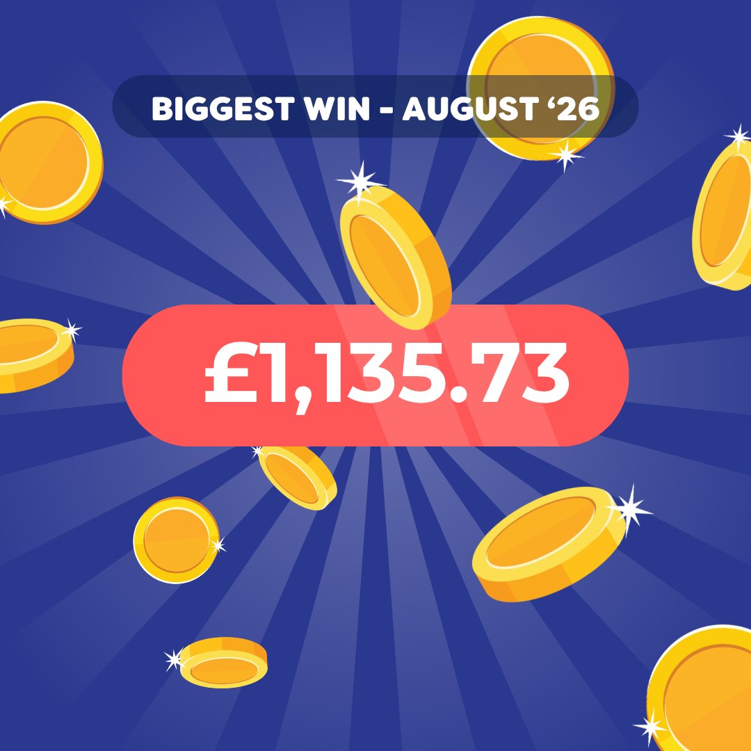 pickmypostcode's tweet photo. 💰Over £1,000 won in a single month... and the next winner could be you.

August's biggest Pick My Postcode win was an incredible £1,135.73 🎉

👉 Join free now.

#PickMyPostcode #FreePrizeDraw #CashPrize #WinMoney #UKGiveaway #FreeToEnter #LuckyPostcode https://t.co/2PYsifwa0E