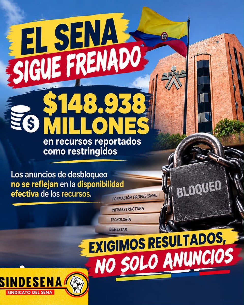 jhoguga's tweet photo. @sindesenacol @MinHacienda @miguel_gomez_m @SENAComunica @MintrabajoCol @nlopezfuentes @ABDELAESPRIELLA @wilsonariasc @AlfreMondragon @davidbarguil @ChriGarces @MariaEugeniaLo @AntonioSanguino @aleomanao Dónde está el dinero? https://t.co/tnXCjD7ID4
