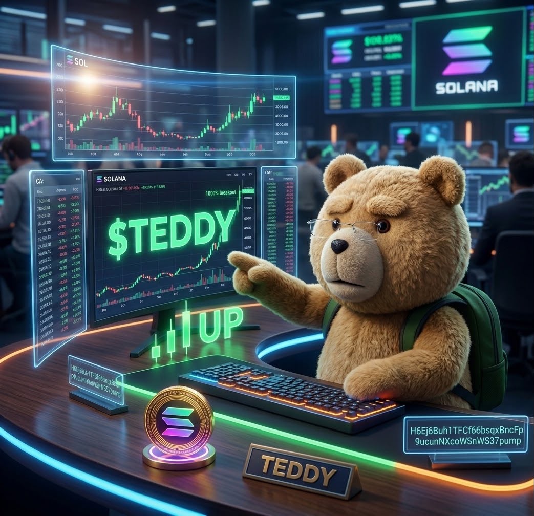 TeddysolX's tweet photo. The relocation bear is officially on the curve. Don't let him travel alone 🐻 https://t.co/G1iLMKlYPH
