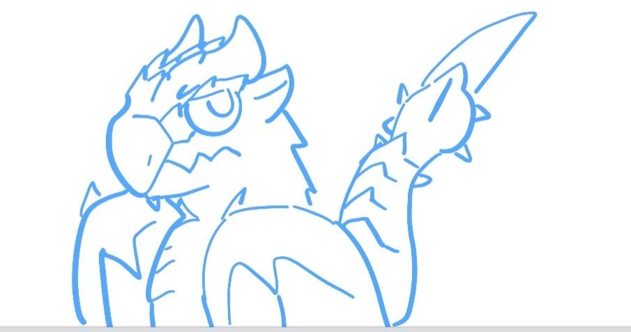 IvelLeviathan's tweet photo. Rathalos class doodle https://t.co/lnBIy5r57V