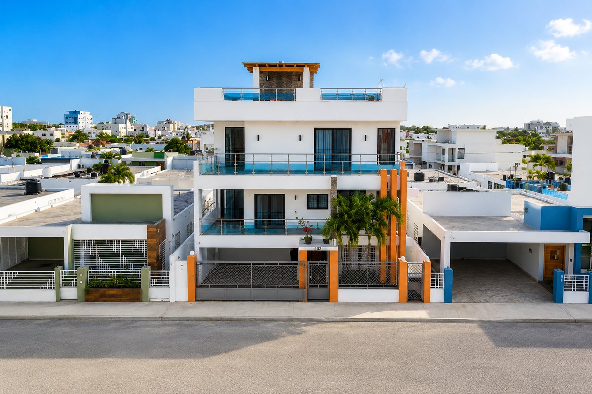 folashosting's tweet photo. Escape the crowds at Estrella Marina 402 in Caleta, La Romana 🇩🇴 A modern, luxury 8-bedroom villa for 16 guests featuring a private pool, rooftop terrace,and a "slow luxury" vibe. Your private sanctuary awaits!

Book on Airbnb: https://t.co/M0SLSszEzp
#DominicanRepublic #LaRomana https://t.co/k7aTN7nKF9
