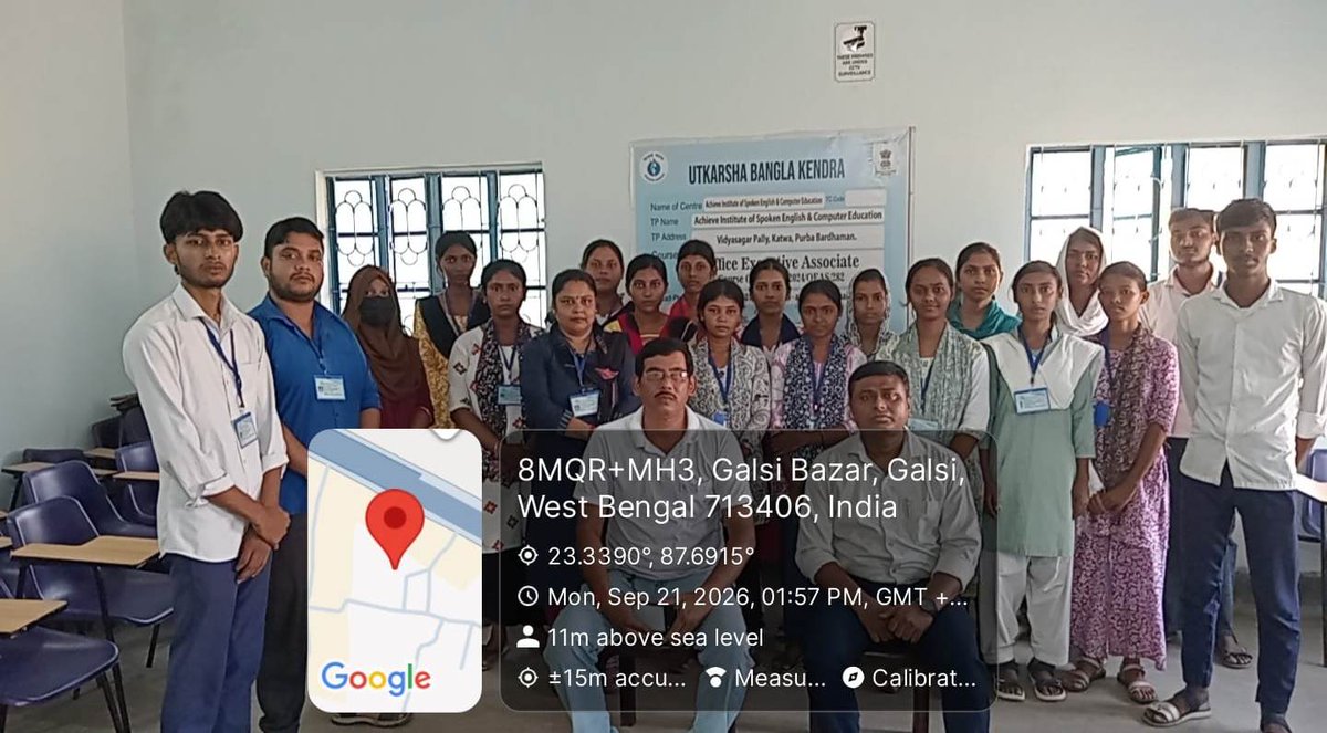 PBSSDprbdn's tweet photo. Assessment at Achieve Institute of Spoken English and Computer Education , Under Galsi-II Development Block,  Purba Bardhaman 
#StateSkillDevelopmentProgramme #SkillIndia #MakeInIndia #VocalForLocal #PBSSD #𝐒𝐤𝐢𝐥𝐥𝐬𝐃𝐞𝐯𝐞𝐥𝐨𝐩𝐦𝐞𝐧𝐭 https://t.co/mGNDZ1orG0