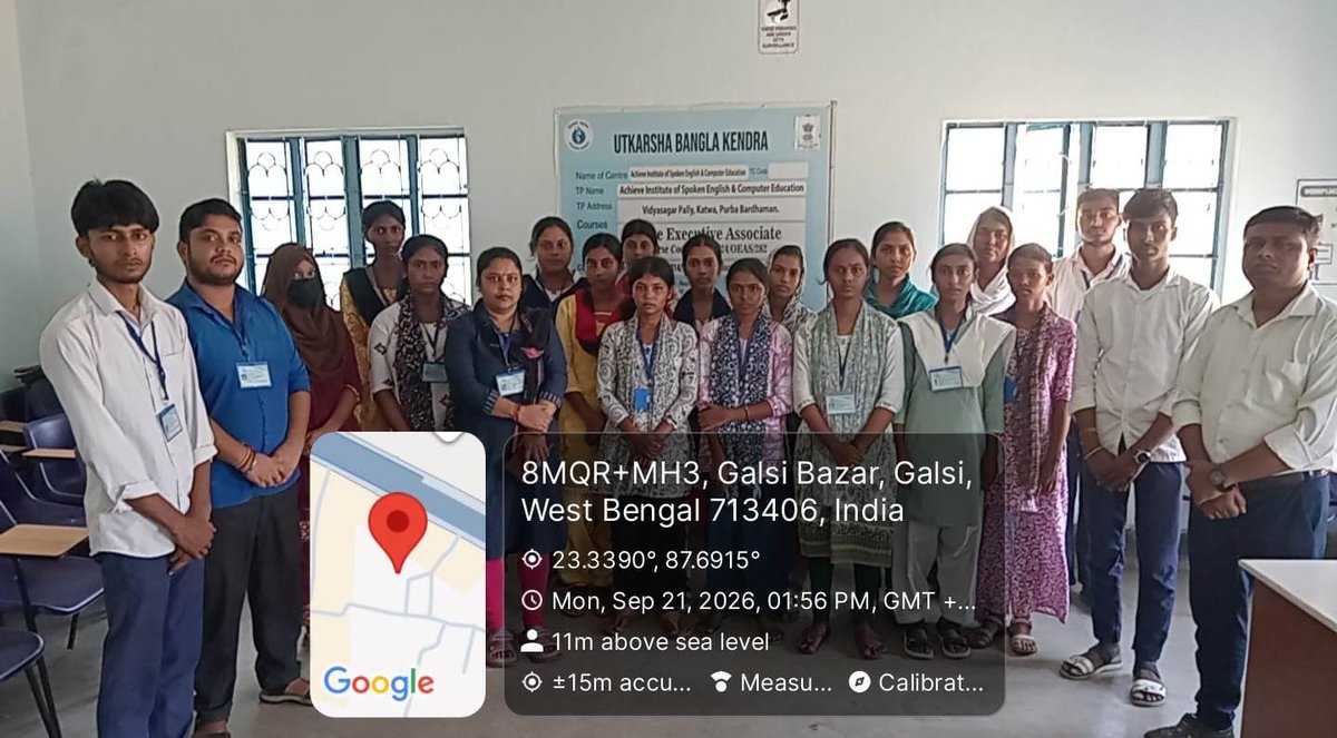 PBSSDprbdn's tweet photo. Assessment at Achieve Institute of Spoken English and Computer Education , Under Galsi-II Development Block,  Purba Bardhaman 
#StateSkillDevelopmentProgramme #SkillIndia #MakeInIndia #VocalForLocal #PBSSD #𝐒𝐤𝐢𝐥𝐥𝐬𝐃𝐞𝐯𝐞𝐥𝐨𝐩𝐦𝐞𝐧𝐭 https://t.co/mGNDZ1orG0
