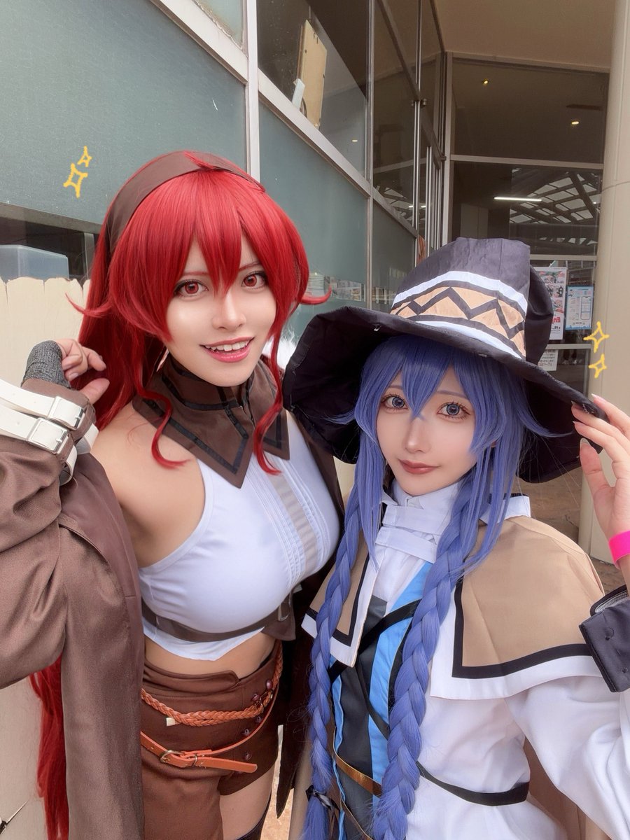SNAM3_'s tweet photo. ⚠︎cos / 無職転生

❤️❤️❤️エリスとロキシー💙💙💙 https://t.co/teiVUon0da