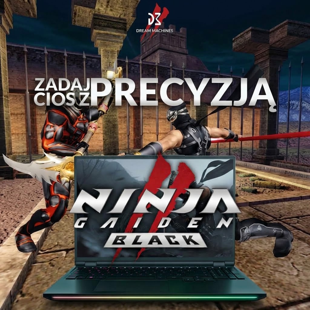 DreamMachinespl's tweet photo. Zadaj cios z precyzją!
#NinjaGaidenBlack #Ninja #Gaiden #Black #Gaming #Laptopy https://t.co/31RCLe62kn