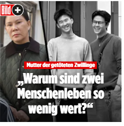 Taykra's tweet photo. #Frankfurt: Die Mutter erlebt ein Urteil, das sie als Hohn auf den Wert des Lebens ihrer Kinder empfindet.
Sie schickte ihre Zwillingssöhne († 23) nach Deutschland, damit sie eine Ausbildung machen u ein gutes Leben haben. Dann rast ein Syrer in ihren E-Scooter, beide sterben. https://t.co/CKd6mfaGtw
