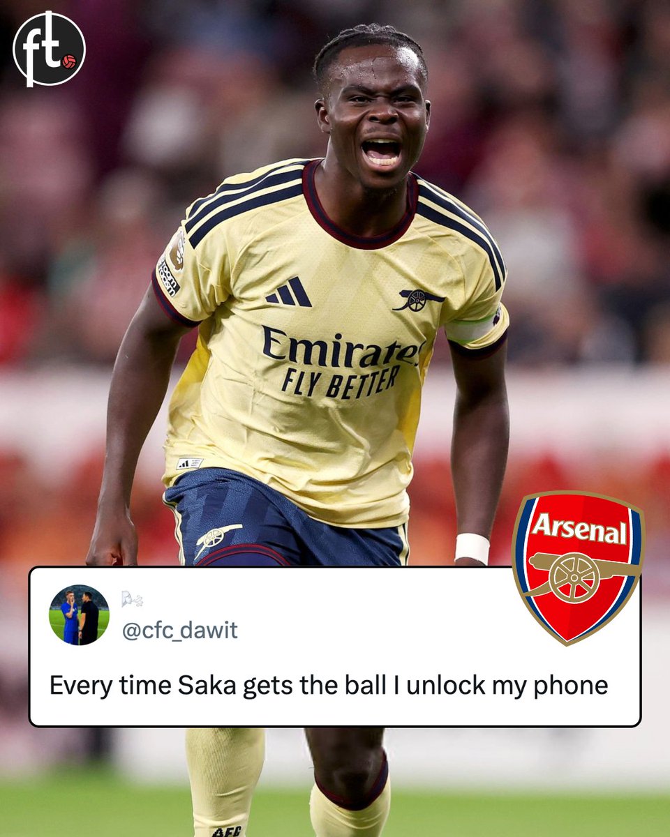 Footballtweet's tweet photo. 🤔 Is Bukayo Saka still world class or has he dropped a level? https://t.co/943BgOItg0