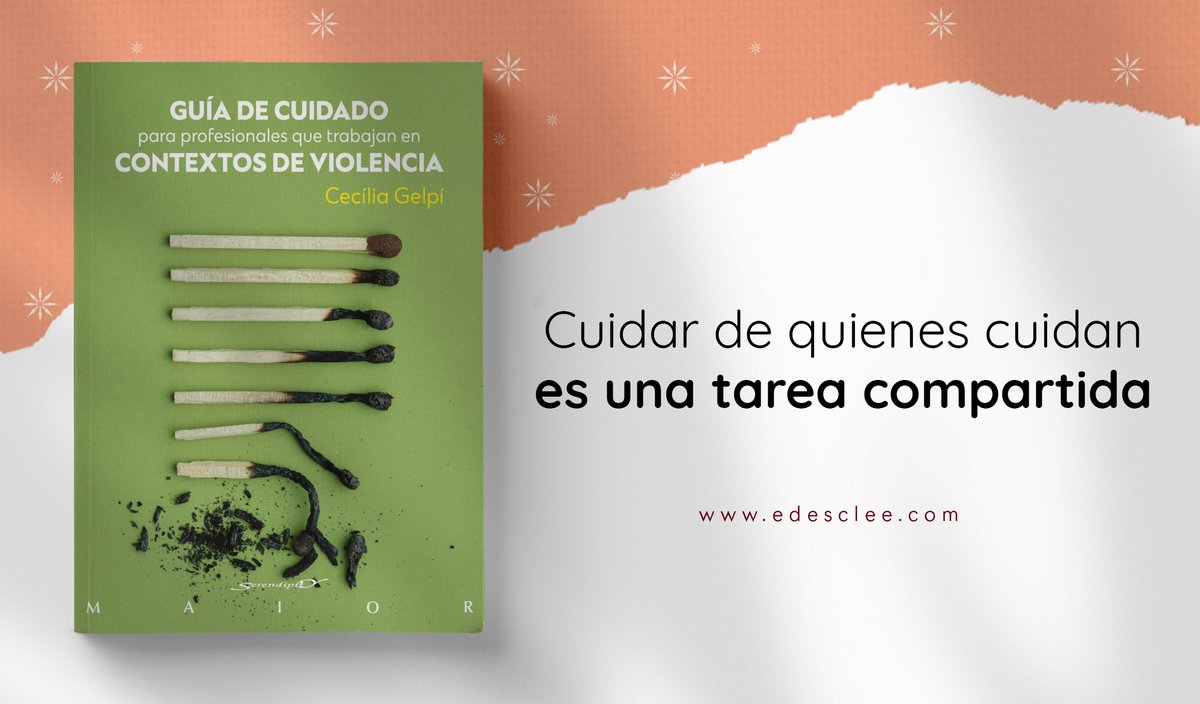EdDesclee's tweet photo. "Sin autocuidado o sistemas de cuidado a profesionales, al final, el hilo se puede romper...". Cecília Gelpí Arroyo recuerda en su nueva guía que el cuidado también es responsabilidad de los equipos y las instituciones. ¿Quién cuida de quienes cuidan? https://t.co/B2345l7dK2