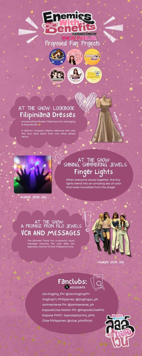 jingjingyu_ph's tweet photo. 💎🇵🇭 FILIPINO JEWELS, ARE WE READY?! 🇵🇭💖

We’ve got something BIG brewing for Enemies with Benefits in MNL! 👀✨

Our fanclubs have come together to prepare special Filipino-themed projects, fan freebies, surprises, and more to give our artists the warmest Filipino welcome! 🥹💖🩷

The proposal is officially in the hands of Wish Us Luck — now it’s time to WISH US LUCK! 🤞🏻✨

Manifesting that we get to make all of these happen! LET’S GO, JEWELS!!! 🔥🇵🇭💎

#EnemiesWithBenefitsinMNL #WishUsLuck #JanJingjing_PH #Jingjingyu_PH #Janhaeverse_PH #KapookCiizeNation_PH #Kapook_PH #Ciize_PH