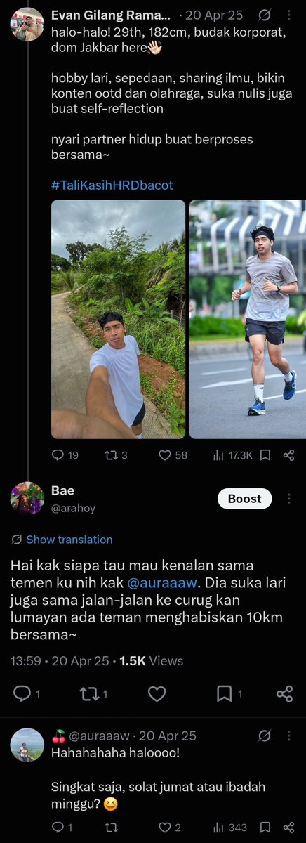 auraaaw's tweet photo. Aku dulu begini. Pulang kerja tidur, weekend main atau konseran atau fanmeet atau ikut race lari. Sampe akhirnya gak sadar udah single bertahun2😂😂😂

Trus sahabatku iseng2 ngenalin aku sm suamiku sekarang😆

From this                                              To this https://t.co/gOmPtfkPN9
