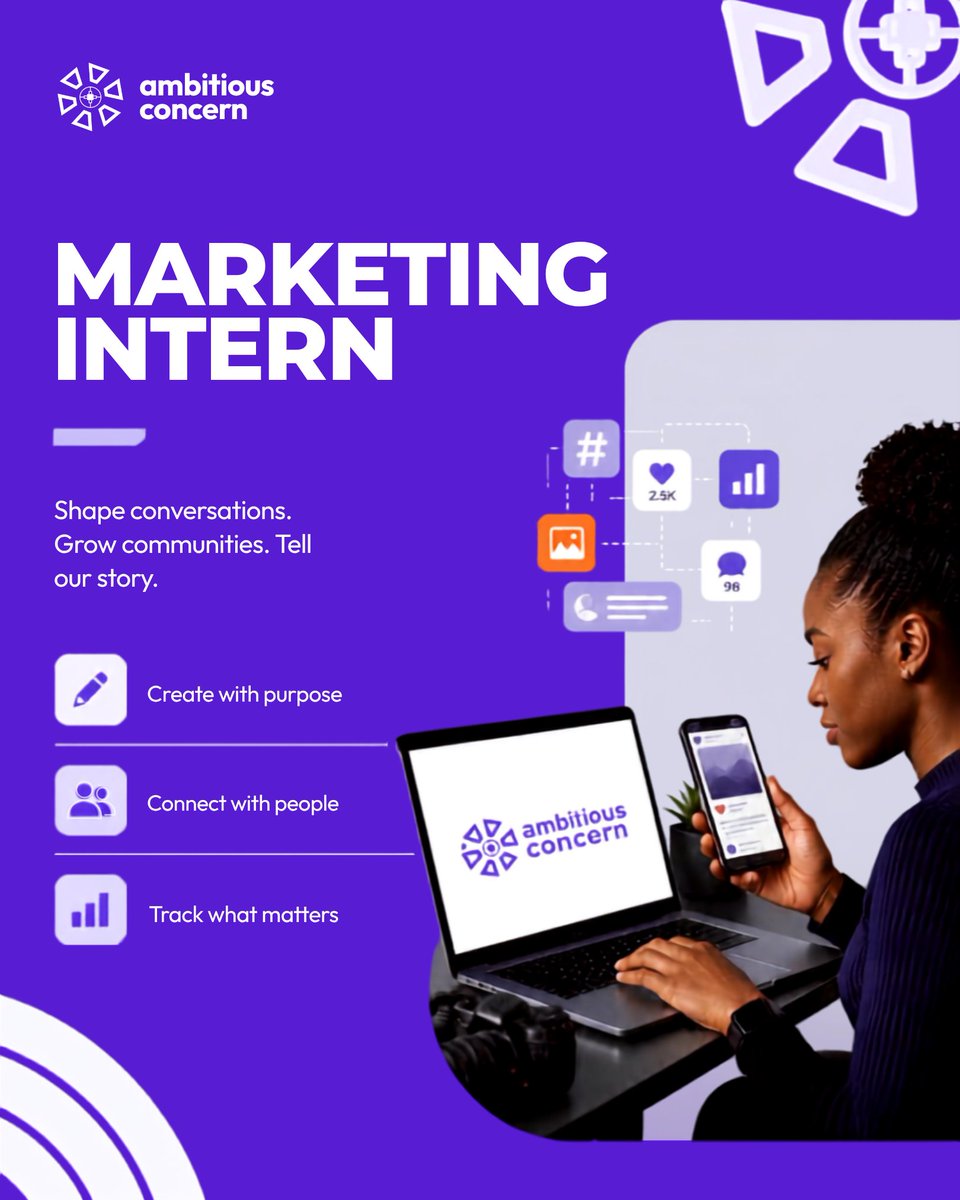 Ambitious__C's tweet photo. If you’re ready to learn, contribute, and take your skills to the next level, this opportunity is for you.
📌 Apply here: https://t.co/wARc4fOwgA
📩 For enquiries:
 Email: info@ambitiousconcern.com
 WhatsApp/Call: [0553606411]
Ambitious Concern Ltd. Building ideas.🚀 https://t.co/ykSd9WfeDc