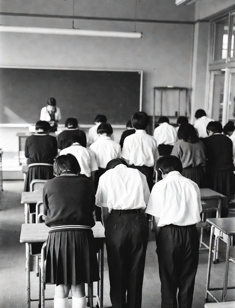taroinagaki025's tweet photo. 学校の授業で行われている「起立◦礼」のあいさつを無くそうとする議論があるそうだ。
その理由は、
「軍隊を連想させるから」
ふざけた事言ってんじゃねーよ💢 https://t.co/TdRhcNWWTO