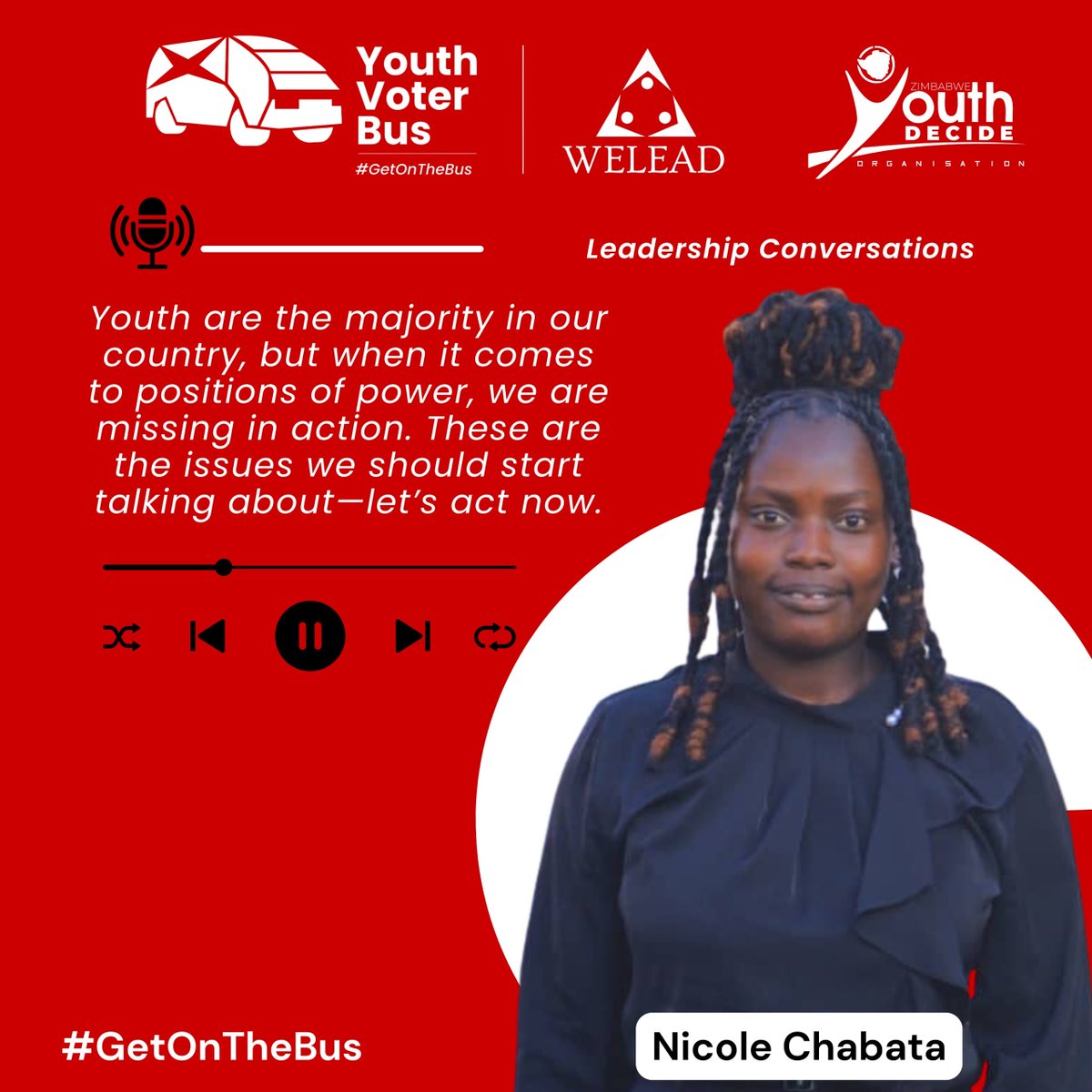 KFRMugayi's tweet photo. Youth should take Charge 
#YouthOnTheBus
#WELEADAfrica https://t.co/NGk5mdkvjB