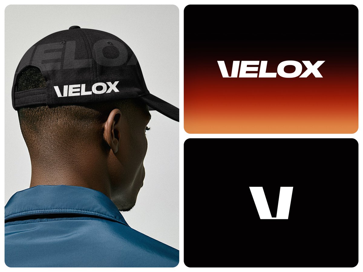 recentcraft's tweet photo. VELOX — a bold identity built around speed, movement, and attitude. ⚡

Sharp typography. Strong visuals. Made to stand out. https://t.co/1sc8zv34Ub