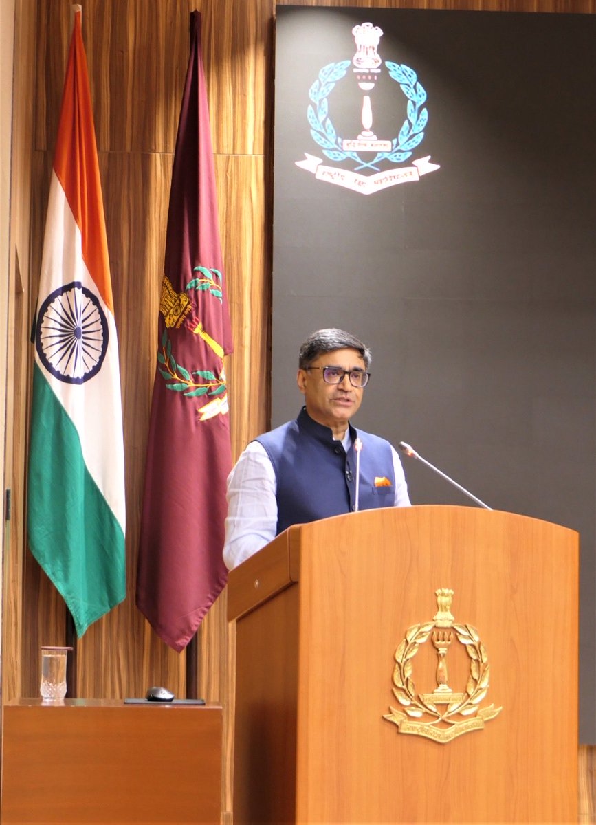 VikramMisri's tweet photo. Spoke at the National Defence College today on the emerging world order and its impact on national security, underscoring the value of strategic frameworks from ancient Bharat in interpreting the changing times. https://t.co/fKhw9aNI4K