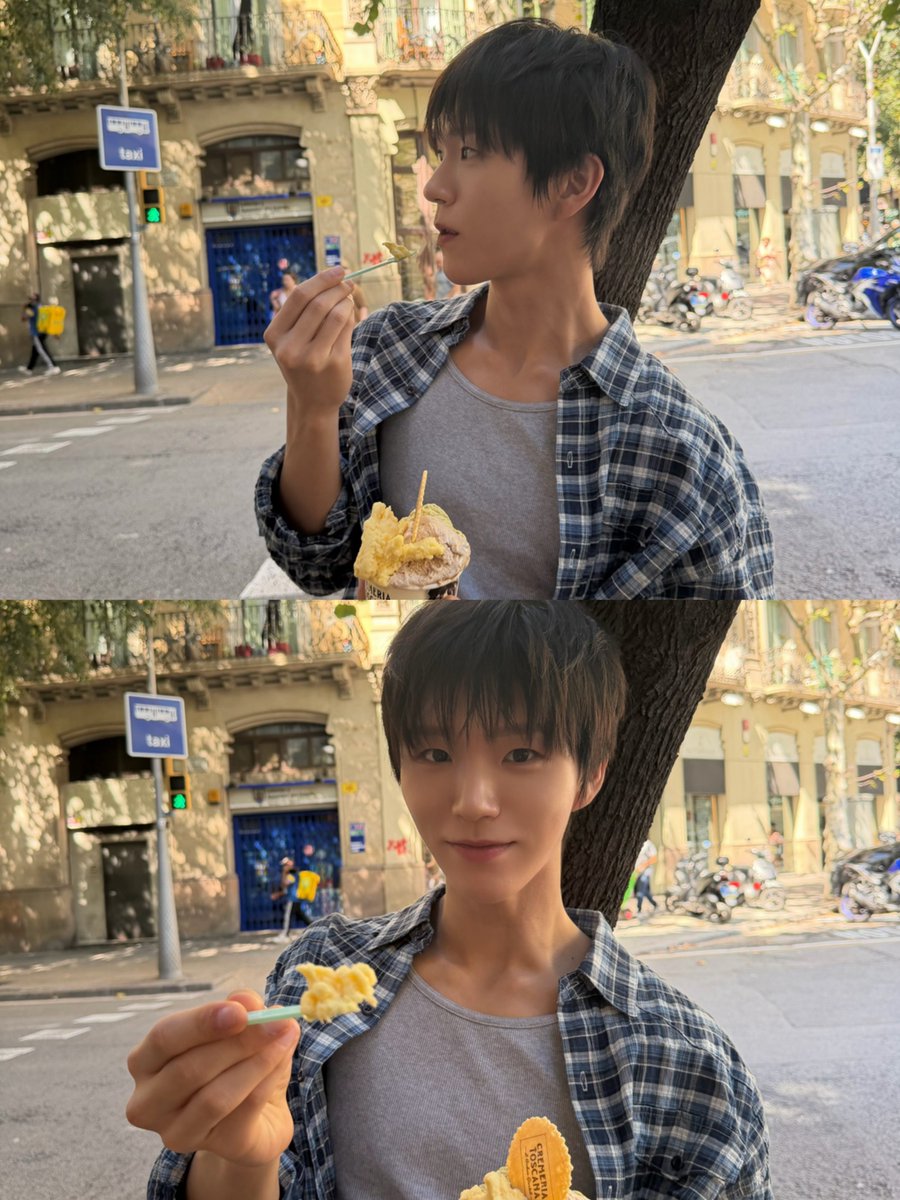 Daeyorng's tweet photo. Who wants some ice cream? https://t.co/zLwSOFNgrg