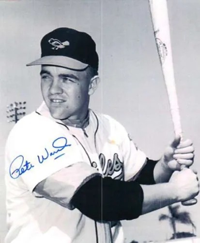 coopincanada's tweet photo. #OTD 64 years ago, Pete Ward (Montreal, Que.) made his MLB debut with the Baltimore Orioles.

With the O’s tied 1-1 with the Minnesota Twins, Ward pinch-hit for second baseman Marv Breeding in the seventh inning and hit a two-run single. 

The O’s won the game 3-2. https://t.co/xgYFBtdmEZ