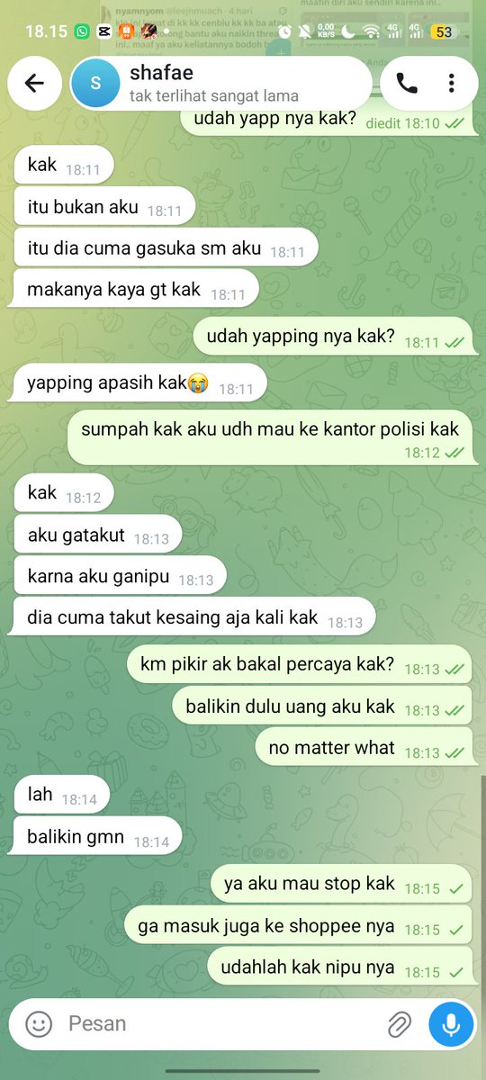 achaaaamiawwuuu's tweet photo. guys bantu aku naikin, dia nipu udah nipu banyak orang dan aku korban nya ( jujur aku bodoh bgt .. )   nya aku ditipu pinjam dari shoppee  usn nya kalau belum ganti @nyarikeajaibann 
tolong kalian semua hati hati ya,aku gak ada uang buat ganti ..
#zonauangㅤ #freelance https://t.co/LcAgbxANPx