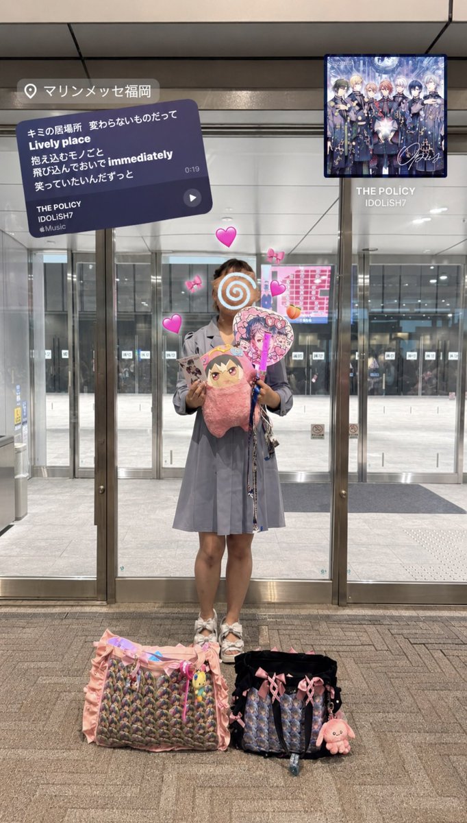 22eeeee_'s tweet photo. アイドリッシュセブン 𝘝𝘐𝘚𝘐𝘉𝘓𝘐𝘝𝘌 𝘛𝘖𝘜𝘙 "𝟦𝘞𝘈𝘙𝘋 𝘑𝘖𝘜𝘙𝘕𝘌𝘠 " 𝘐𝘯 𝘍𝘶𝘬𝘶𝘰𝘬𝘢

本当に楽しかったんです！꒰𑁬👊⸝⸝＞ヮ＜)꒱　幕張から福岡までお疲れ様でした！百くんと環くん､素敵な思い出ありがとうございました！,,⁃ ⩊ ⁃,, ♡♡♡

 #アイナナ_4J  #4J_福岡 https://t.co/gZqC7oEICO