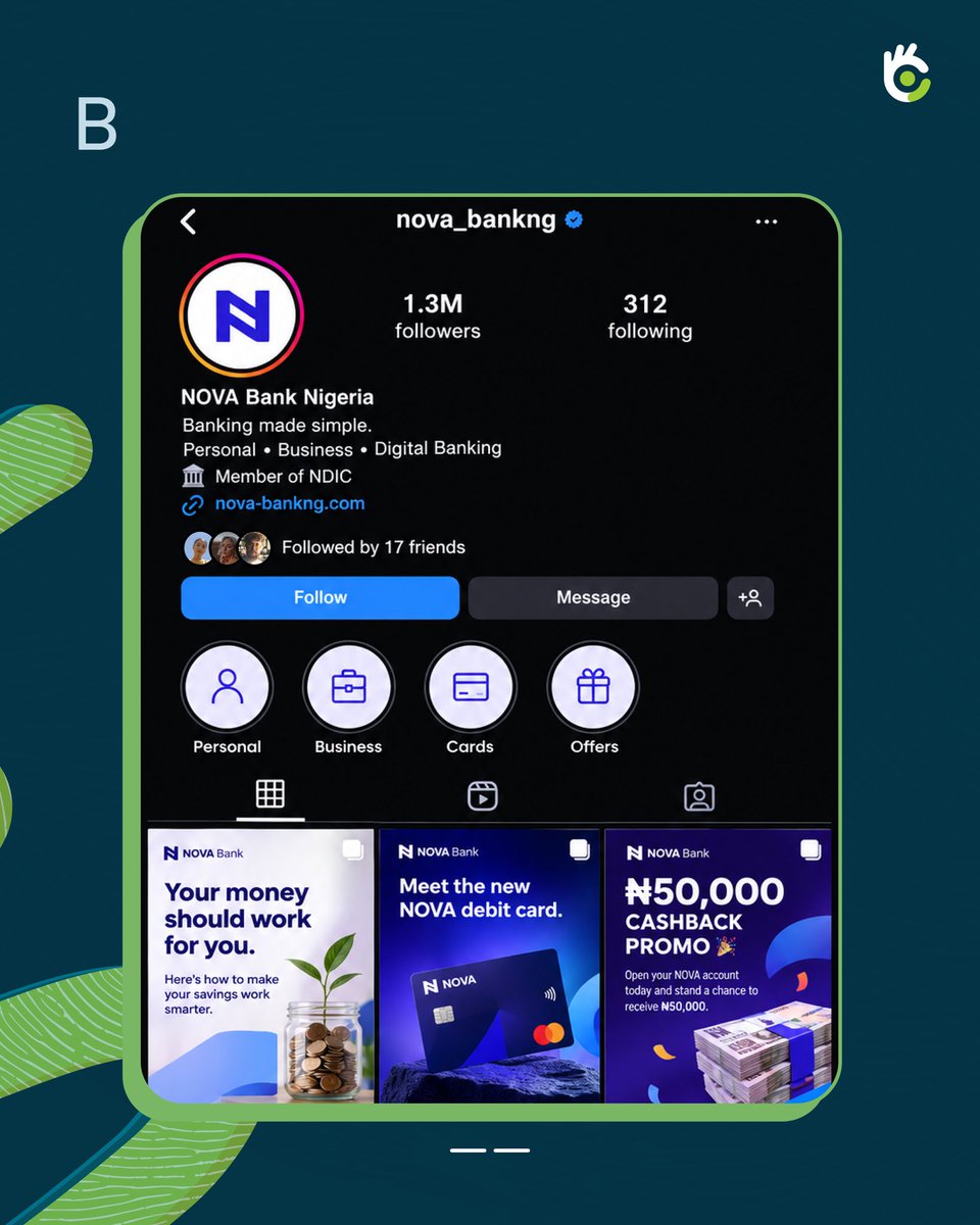 gowaly_official's tweet photo. Two accounts. Same bank. Same logo. Same vibe.

But one of them is fake and you have to figure it out.

🔎 Look closely.  A or B?

Drop your answer below 👇🏾

Let’s see who actually caught it. 😂 https://t.co/p7xebyn5Df