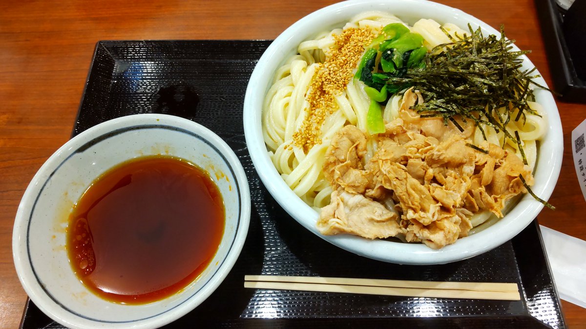 ZEN_AS's tweet photo. 旨辛豚つけ汁うどん（３玉）
#ひなころもぐもぐ https://t.co/zvOSGVZG6O