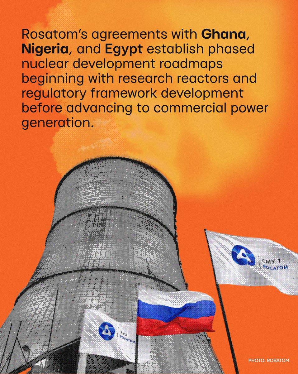 truth_hounds's tweet photo. Ahead of the third #Russia–Africa Summit in October and a potential visit by Ukrainian Foreign Minister Andriy Sybiha to #Africa in late 2026, the issue of Russia’s influence in Africa and ways to counter it resurfaced. Several African states, including Burkina Faso, Guinea, Zimbabwe, Ghana, Nigeria, Egypt, Namibia, and Niger, have established nuclear partnerships with Russia. 1/
