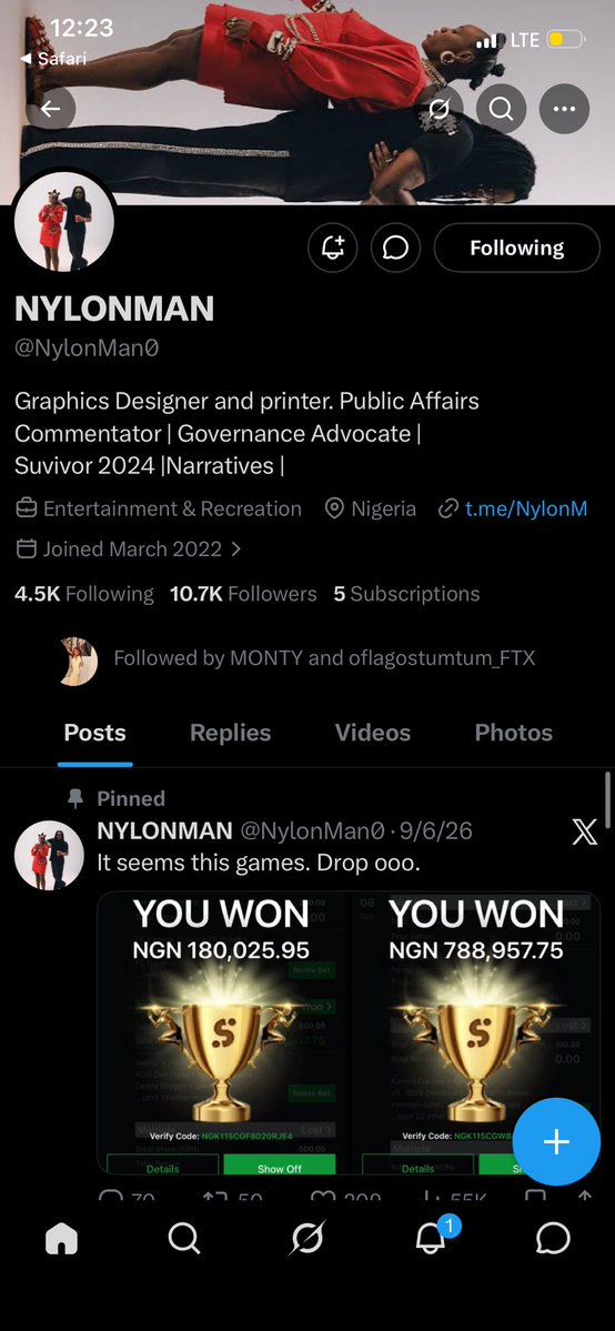 Tequila_papi07's tweet photo. @officialmoore7 @NylonMan0 8113637949 
Opay @officialmoore7 🤲🌚 https://t.co/Tzyb4aizaj