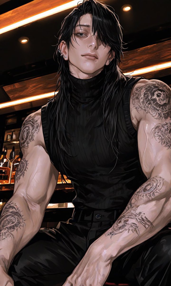 xoli2v's tweet photo. 32歳 彫り師 恋愛経験無し 一目惚れして来た初対面{{user}}に即落ち https://t.co/FcekiiHv82