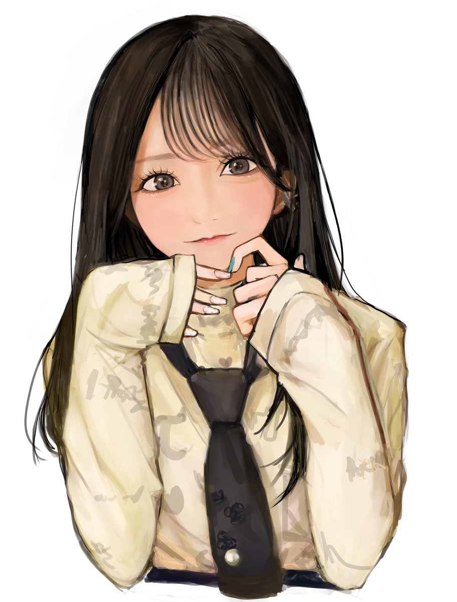 monaka_mtmt's tweet photo. ツーショット会の衣織ちゃん描いたにょ https://t.co/84FuC1Qb72
