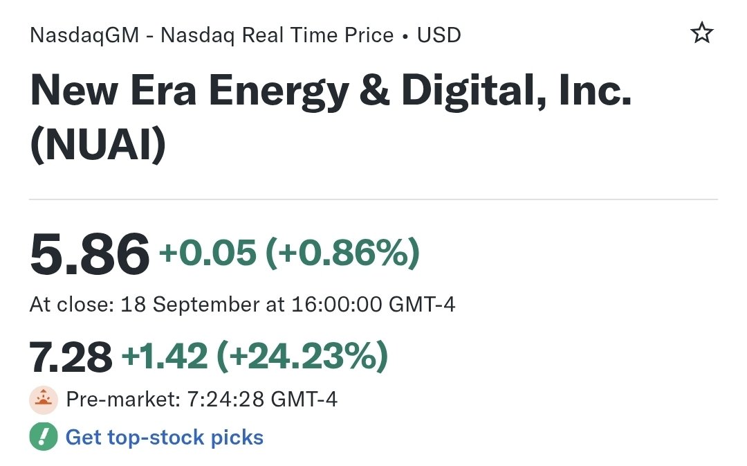 moninvestor's tweet photo. $NUAI +24.23% PM.

New Era secured a 20-year PPA with a Vistra affiliate for up to 207MW of firm power for Phase 1 of TCDC, expected to be available in Q3 2027.

This is coming from Vistra’s 1,180MW Odessa generation facility directly adjacent to TCDC.

That removes one of the biggest uncertainties around Phase 1.

This creates a pathway to expand power at TCDC and potentially across other New Era projects.

207MW is the start. 🔥

Congrats to all shareholders.