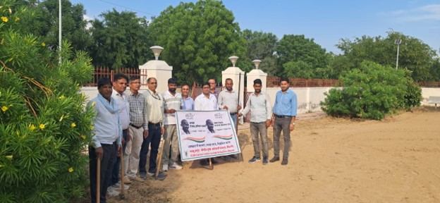 CiahIcar's tweet photo. स्वच्छता ही सेवा अभियान 2026 के अंतर्गत 19 स��तं��र 2026 को बाल उद्यान भाकृअनुप–केंद्रीय शुष्क बागवानी संस्थान (ICAR-CIAH), बीकानेर में स्वच्छता जागरूकता कार्यक्रम आयोजित किया गया। @icarindia https://t.co/YCBKxDfcAy