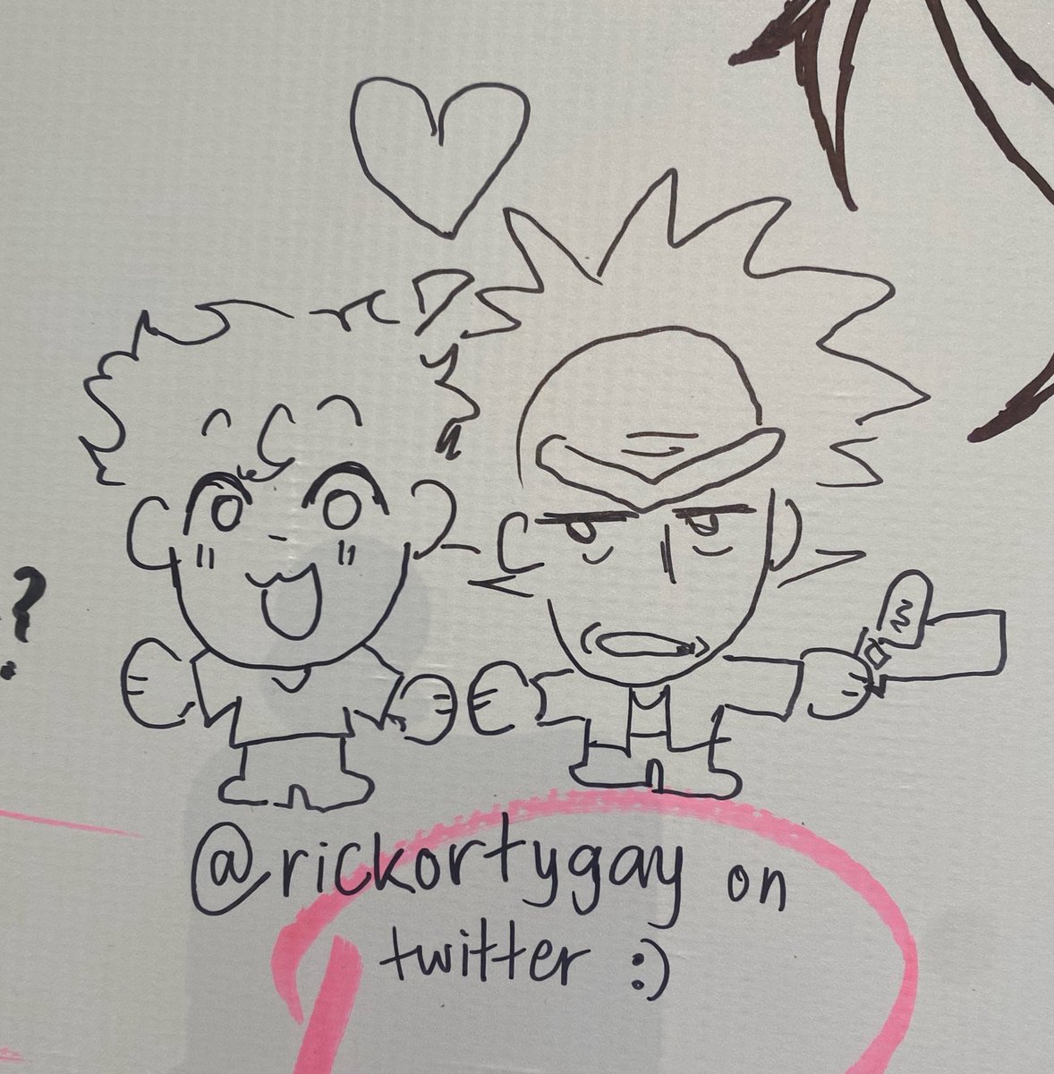 rickortydadson's tweet photo. reposting my masterpiece that lives on in public https://t.co/3UJ3nD3M2y