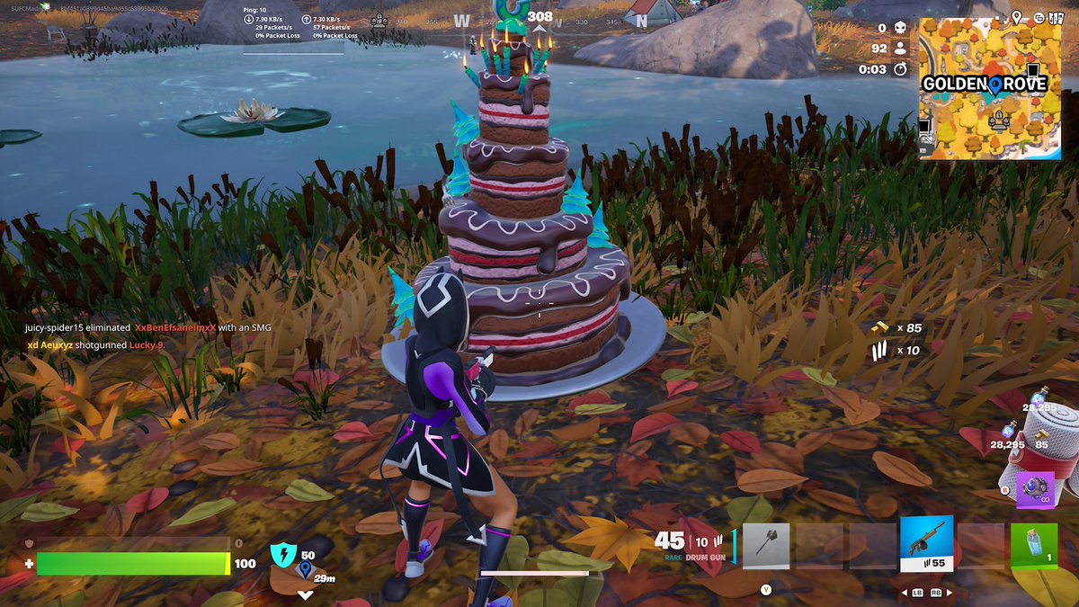 rhysbower94's tweet photo. hello i would love to eat birthday cake slices for a quest but they dont spawn is this a known issue and being fixed?
@FortniteStatus https://t.co/J2UqMNOzpu