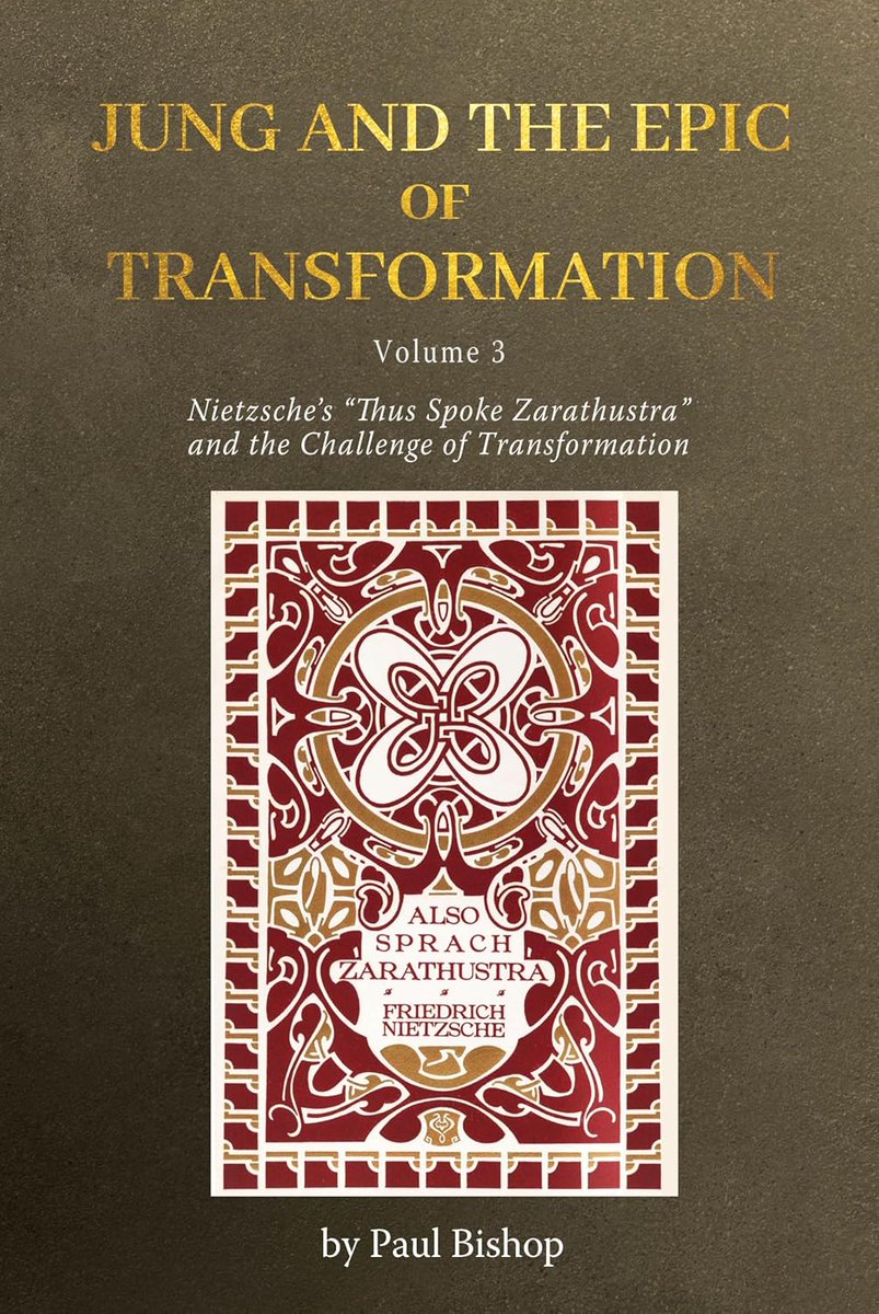 dionysophy's tweet photo. This essay would not have been possible without Paul Bishop's third volume of "Jung and the Epic of Transformation" dedicated to Nietzsche’s “Thus Spoke Zarathustra”.

A great many thanks to @paulbishop4U for his ability to bring clarity to such a dense work. His knowledge of Nietzsche's works and letters, and the ability to put them in correspondence with Jung, is unparalleled. He is the go-to scholar if you are interested in the ideas of these two great men.