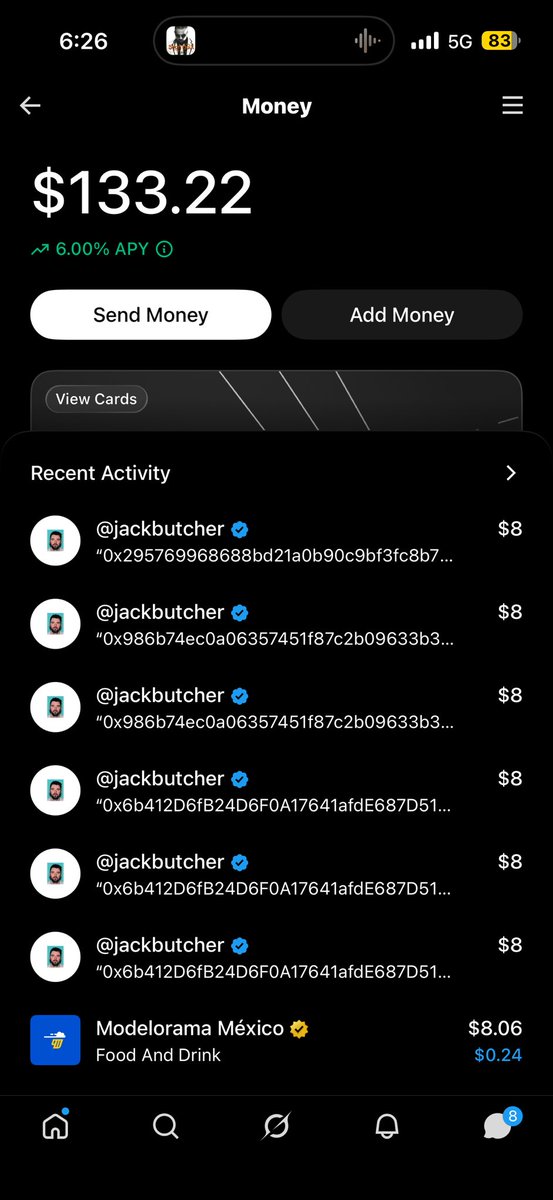 cydelmg's tweet photo. helping people outside of the US 

quote tweet this with your address and send $10 to 0x6b412D6fB24D6F0A17641afdE687D5171839dB75

going until my X money balance hits zero

comment once you’re done 👍🏾 https://t.co/bSbWes2D0c