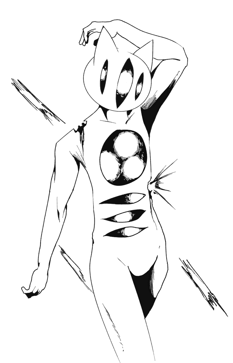 _hashine_'s tweet photo. 破壊神
#君の目的はボクを殺すこと3 https://t.co/pGGT7tNblx