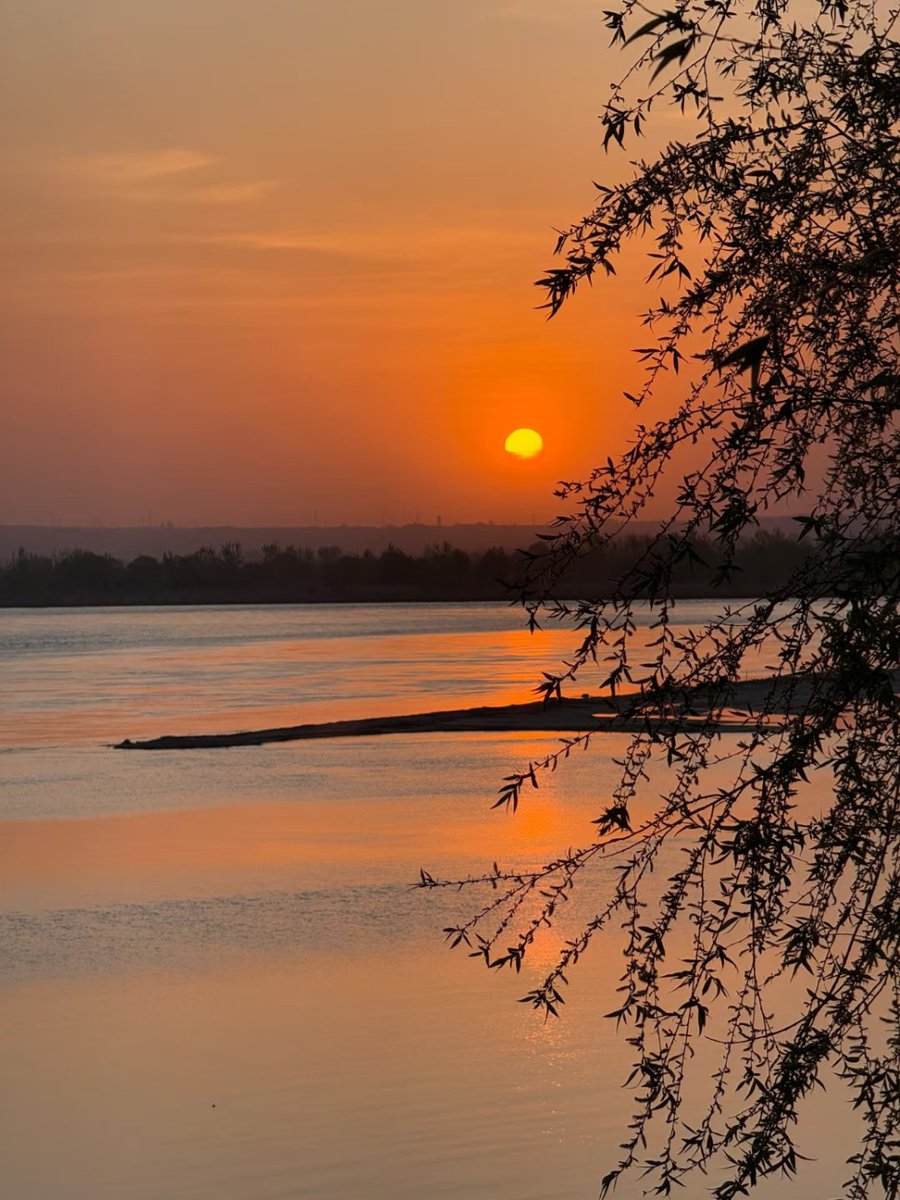 fandezro's tweet photo. Just finished watching the sunset glow paint the sky orange—made my whole day feel soft and warm, like a quiet little gift from the universe https://t.co/l64whZ4YrB