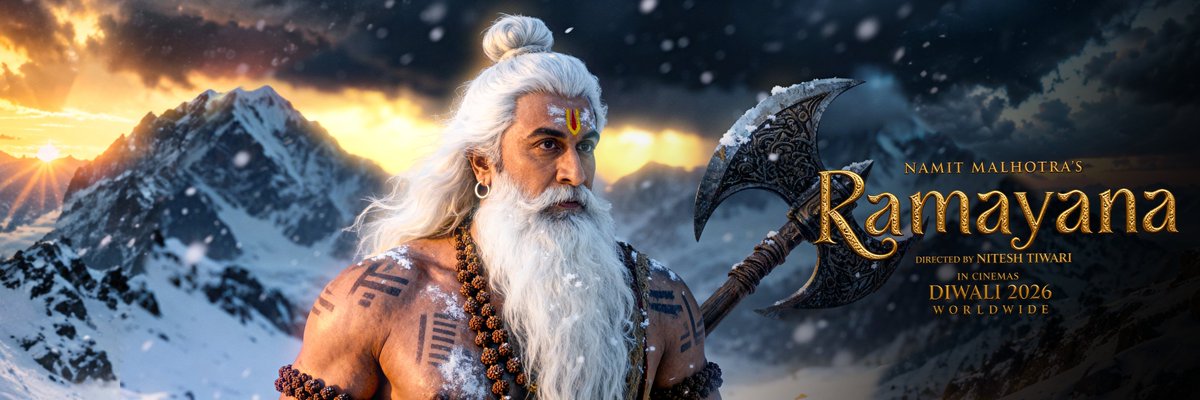 YashByAziz's tweet photo. X-Header Pic For #Ramayana
#RanbirKapoor Fans. https://t.co/vQNKq74Yig