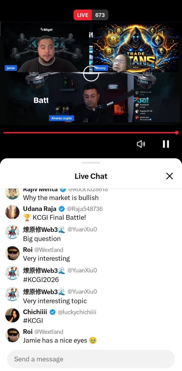 YuanXiu0's tweet photo. @bitget @JamieElk Tuned in @bitget https://t.co/8pnanqcfFt