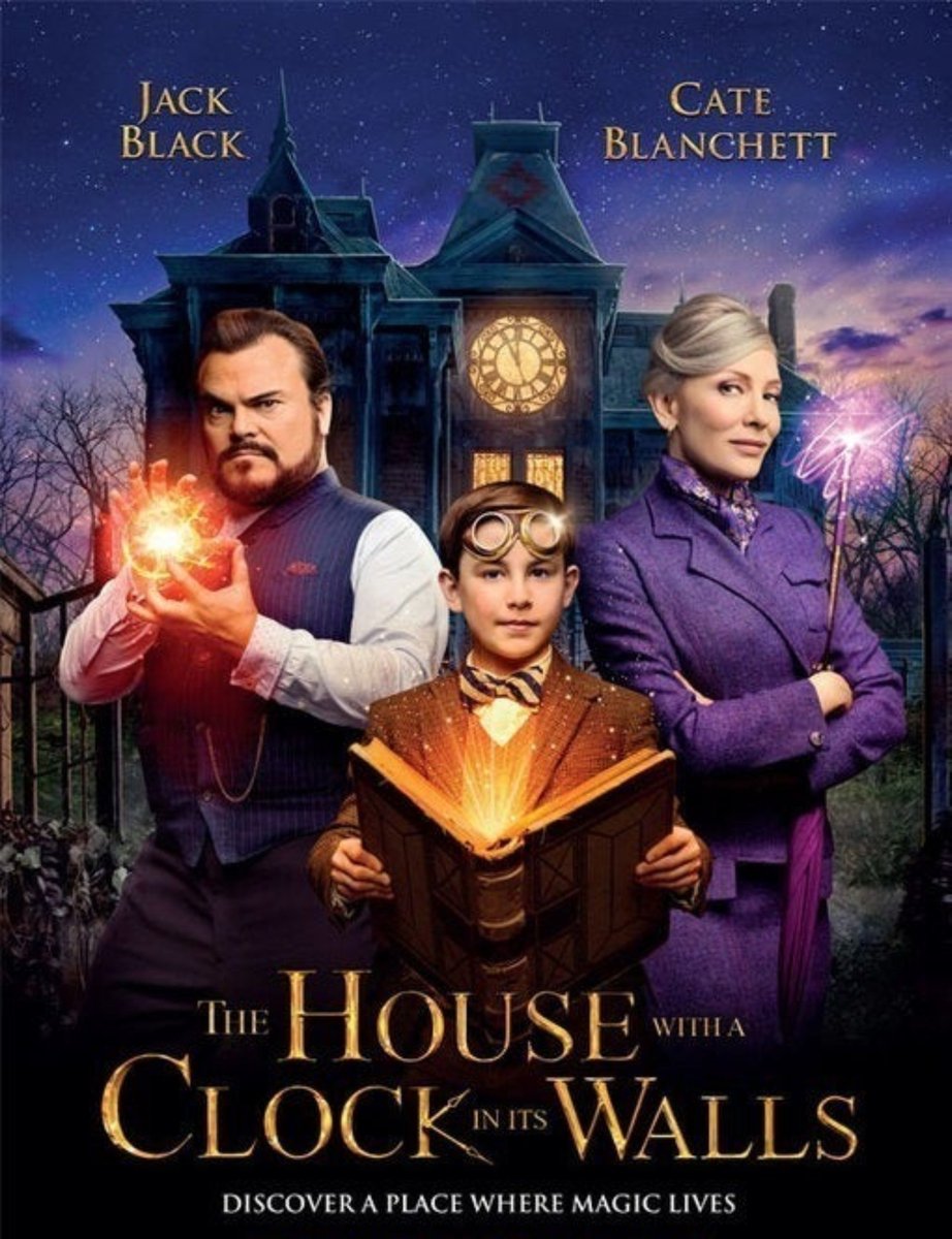 ILoveToTalkFilm's tweet photo. The House with a Clock in Its Walls was released on this day- September 21, 2018 https://t.co/0EkAQc1oDd