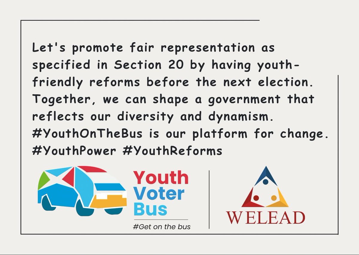 DenfordSithole's tweet photo. 15-35 years = 60% of Zimbabwe. We can't be 60% of the population and 10% of decision makers. Fix it! #GetOnTheBus #YouthOnTheBus #YouthPower https://t.co/VxddLvPrUq