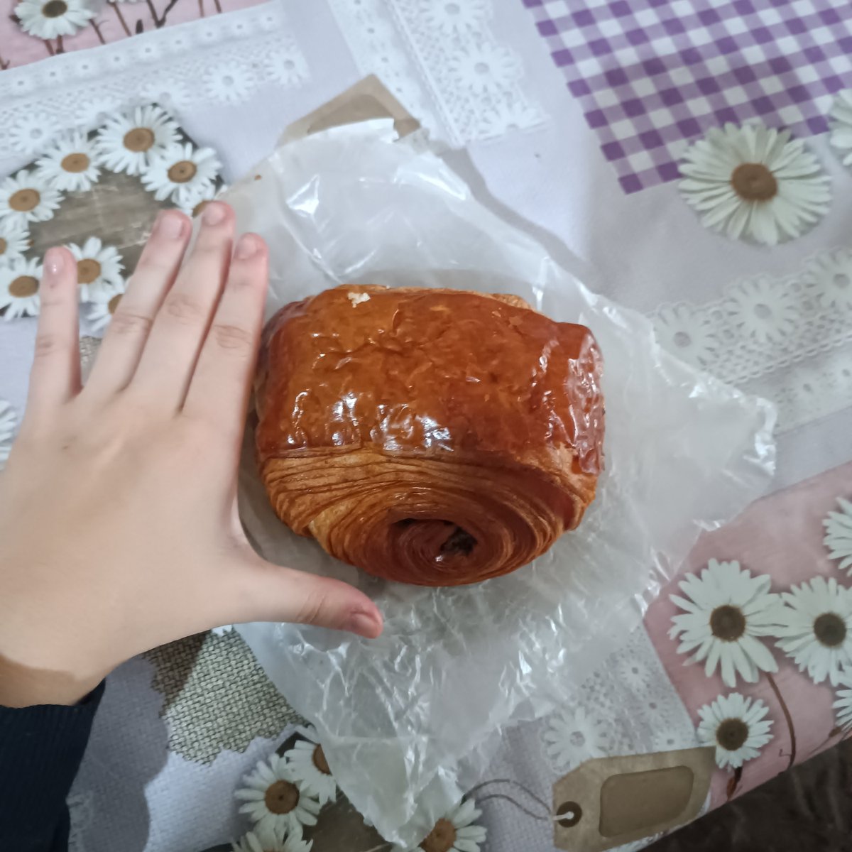 sunnycid3's tweet photo. so tempted to say fuck it and eat this giant thing https://t.co/9FcqgSTAQc