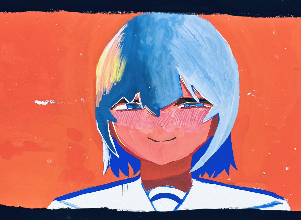 aotyaty's tweet photo. アクリル絵の具で描いてる🎨 https://t.co/xHGWNdwW6C