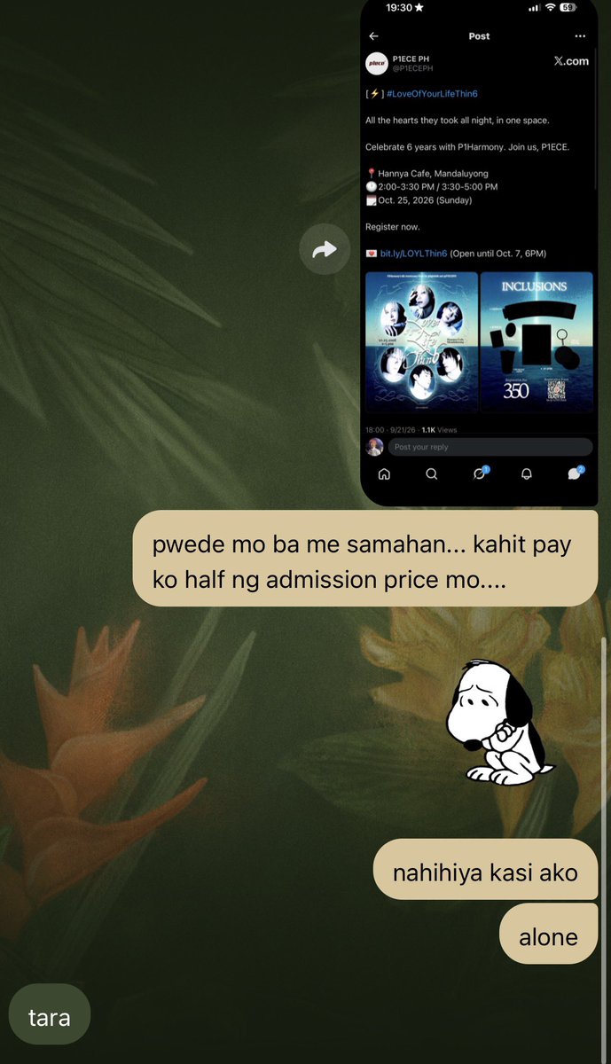 soulcoer's tweet photo. ty sa irl kong kaladkarin may isang buwan ako para ipakilala sakanya ang piwon https://t.co/H3q8FT9Xjc