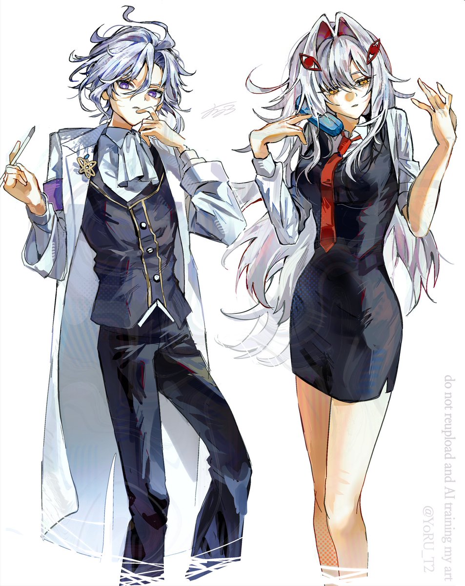 YoRU_T2's tweet photo. Modern AU   #GenshinImpact https://t.co/mtO7Yb8GrX