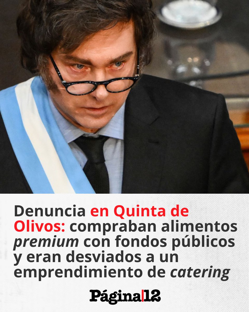 pagina12's tweet photo. La diputada Pagano asegura irregularidades, contrataciones dudosas y un presunto proveedor fantasma en la Quinta presidencial.
https://t.co/wKk2tRL5Cn https://t.co/MeBQj8g854
