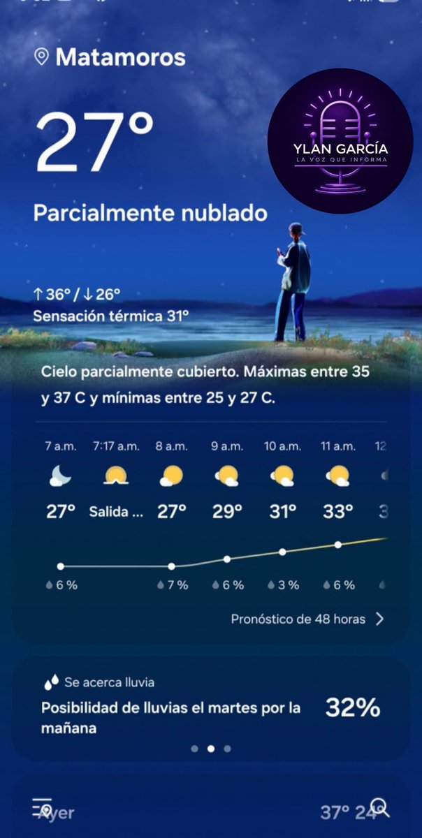 YlanLetty's tweet photo. #enarmoniaconelmedioambiente🥰
#disfruteestedía💨
#elclima🌤️
Síguenos para más noticias en:
𝕏 X (Twitter): @YlanLetty
📘 Facebook: @YlanGarcia la voz que informa
🌐 Sitio Web: https://t.co/ilu07cCHKN
📍 Desde H. Matamoros, México. https://t.co/VSpcbmTAzt