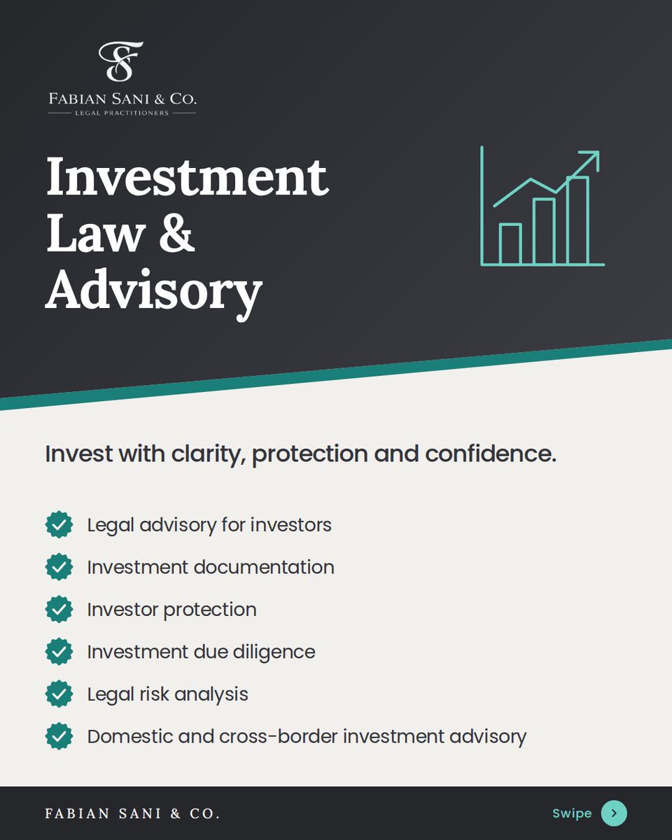 FASANICO8n's tweet photo. Legal Counsel for Your Business &amp; Investments https://t.co/lvzYsMQeBA
